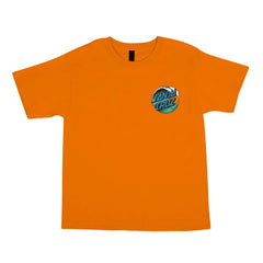 Santa Cruz Wave Dot Youth T-Shirt Orange