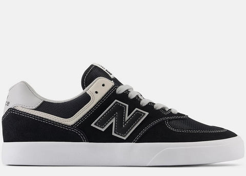 New Balance 574 Vulc Shoes Black/Grey