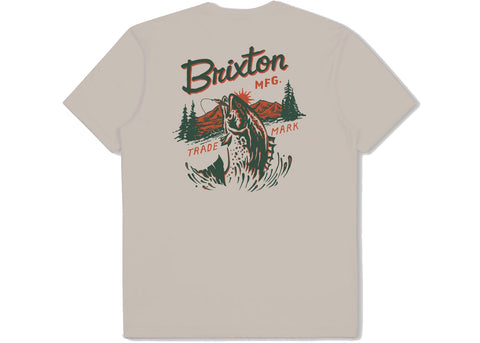 Brixton Welton Standard T-Shirt Cream