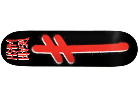 Deathwish Gang Logo Black Red Skateboard Deck