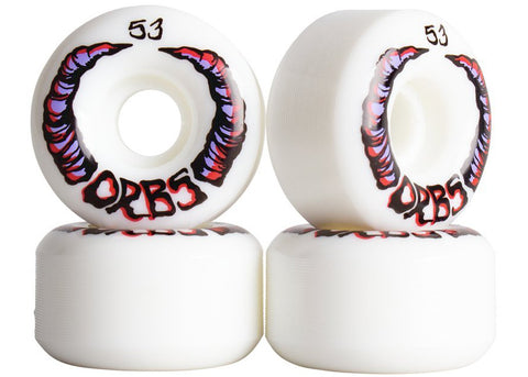 Welcome Orbs Apparitions 99a 53mm Skateboard Wheels White