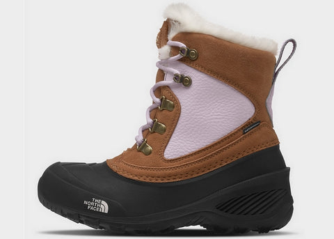 The North Face Youth Shellista Extreme Boots Toasted Brown/Lavender Frog