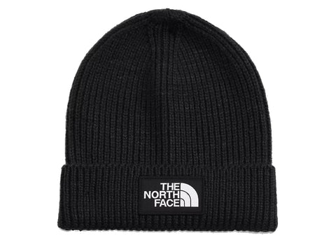 The North Face Kid TNF Box Logo Beanie Cuffed TNF Black