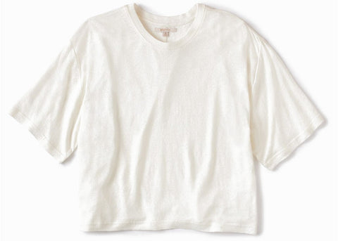 Brixton Montauk Skimmer Women's Crop T-Shirt White