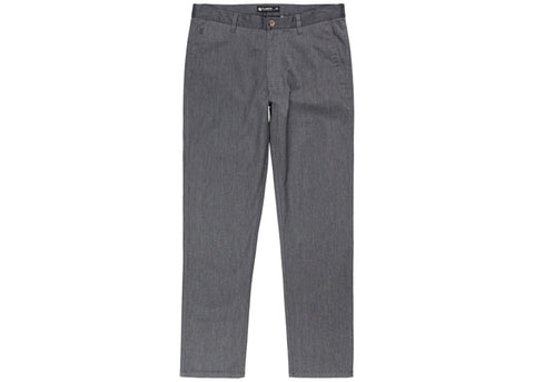 Element Howland Classic Slim Fit Chino Pants Charcoal Heather
