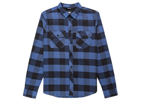 Element Tacoma Flannel Long Sleeve Shirt Insignia Blue