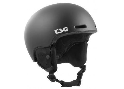 TSG Fly Solid Color Winter Helmet Satin Black