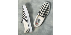 Vans Skate Checkerboard Slip-On Shoes Black/Off White