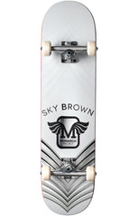 Monarch Sky Horus Premium White 7.75" Complete Skateboard