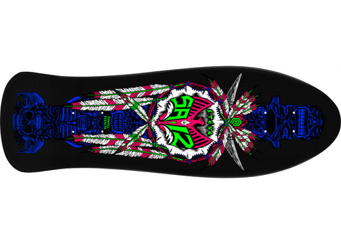 Powell Peralta Saiz Totem 10.0" Black Retro Skateboard Deck