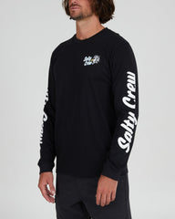 Salty Crew Fish and Chips Premium Long Sleeve Tee Black