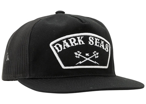 Dark Seas Gothic Trucker Snapback Cap Black