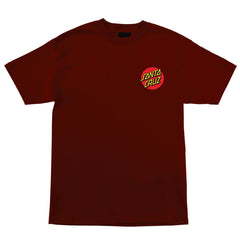 Santa Cruz Meek Slasher T-Shirt Burgundy