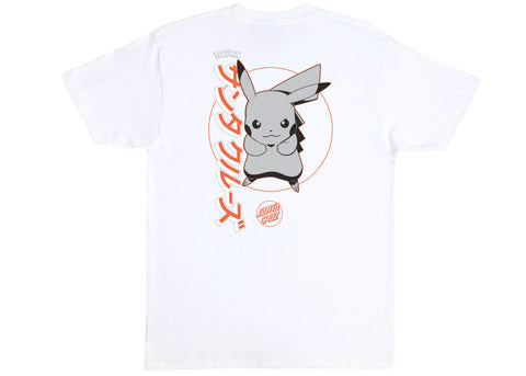 Santa Cruz X Pokémon Pikachu T-Shirt White