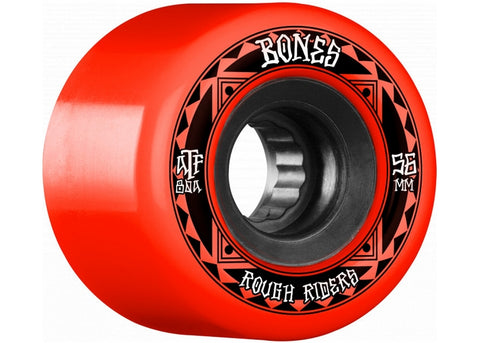 Bones Roues de Skateboard ATF Rough Riders Runners 56mm 80a Rouge