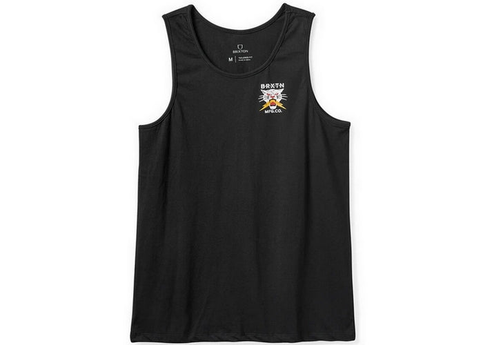 Brixton Sparks Tank Top Black Rollin Board Supplies Online Store
