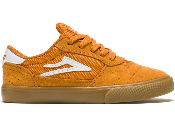 Lakai Cambridge Kid Shoes Orange Suede Rollin Board Supplies