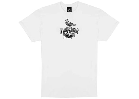 Thrasher X AntiHero Cover the Earth T-Shirt White