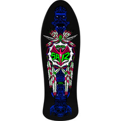 Powell Peralta Saiz Totem 10.0" Black Retro Skateboard Deck