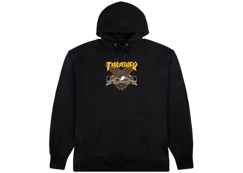 Thrasher X AntiHero Eaglegram Hoodie Black