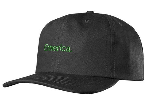 Emerica Pure Gold Dad Hat Cap Black/Green
