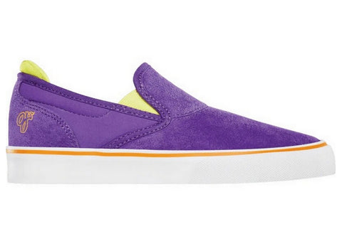 Emerica X OJ Youth Wino Slip-On Shoes Purple