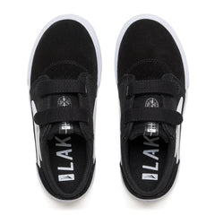 Lakai Griffin Kid Shoes Black/White Suede