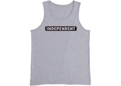 Independent Bar Logo Tank Top Athletic Heather