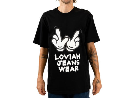 Loviah Hands T-Shirt Black