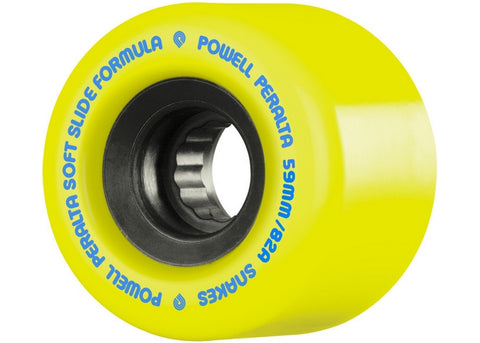 Powell Peralta G-Slide 59MM 82a Yellow Skateboard Wheels
