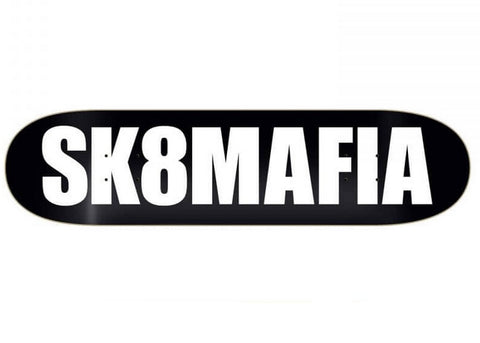 Sk8Mafia OG Logo Black 7.6" Skateboard Deck