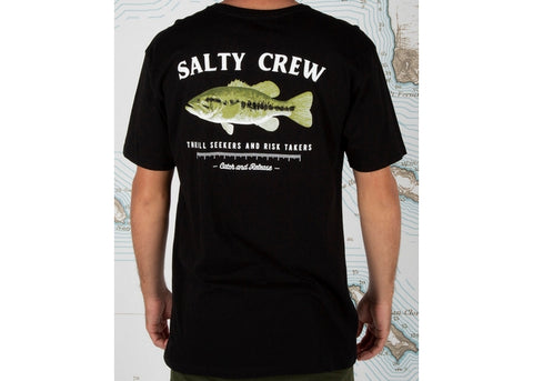 Salty Crew T-Shirt Bigmouth Premium Black