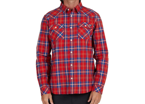 Salty Crew Chemise Herdsman Flannel Red