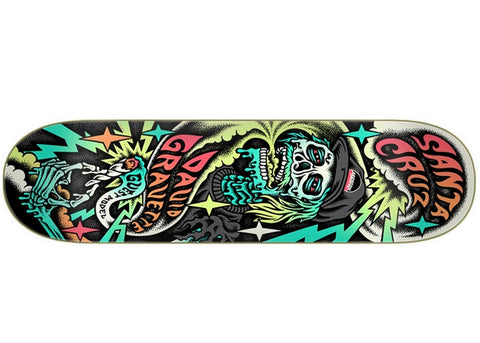 Santa Cruz Planche de Skateboard Gravette Hippie Skull 8.3"