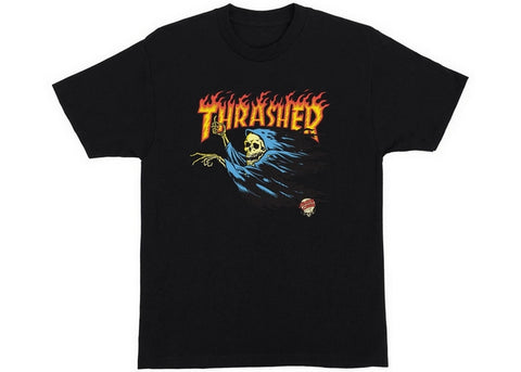Santa Cruz X Thrasher OBrien Reaper T-Shirt Black