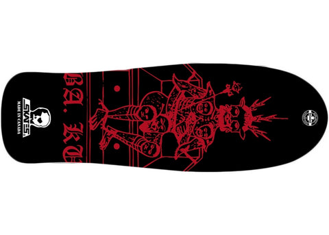 Skull Skates BA. KU. Blood Throne Cutaway 10" Skateboard Deck
