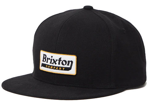 Brixton Steadfast HP Snapback Cap Black