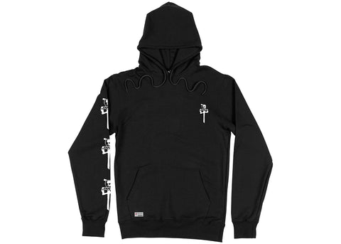 RDS X Skull Skates Hoodie Black White