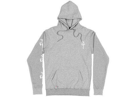 RDS X Skull Skates Hoodie Athletic Heather White