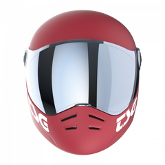 TSG The Pass 2.0 Solid Color Satin Gentle Red(+Bonus Visor) Full Face Longboard Helmet