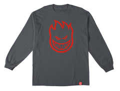 Spitfire Youth Bighead Long Sleeve Tee Charcoal/Red
