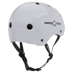 Pro-Tec Classic Certified Gloss White Helmet