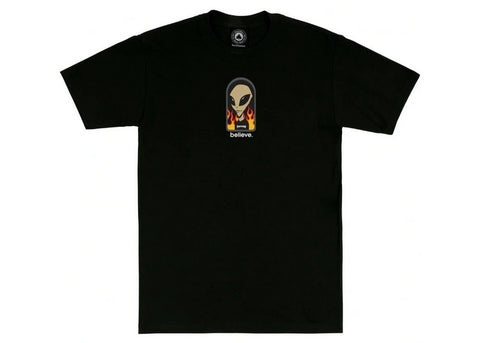 Thrasher X AWS Belive T-Shirt Black
