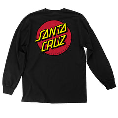 Santa Cruz Classic Dot Long Sleeve Tee Black