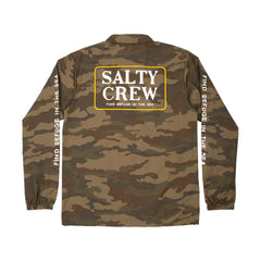 Salty Crew Deckhand Coaches Jacket Camo