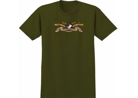 AntiHero Eagle Military T-Shirt Green