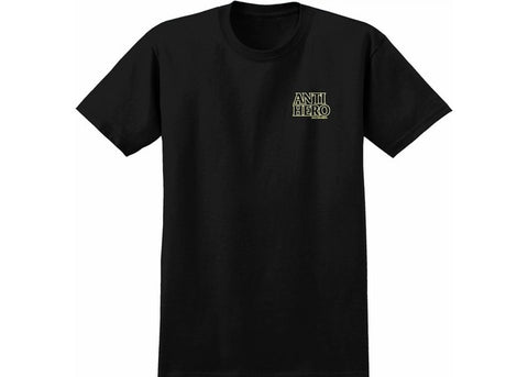 AntiHero Outline Hero T-Shirt Black