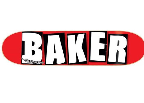 Baker Planche de Skateboard Brand Logo White 8.0"/8.125"/8.25"/8.5"