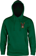 Powell Peralta Anderson Skull Mid Weight Hoodie Forest Green