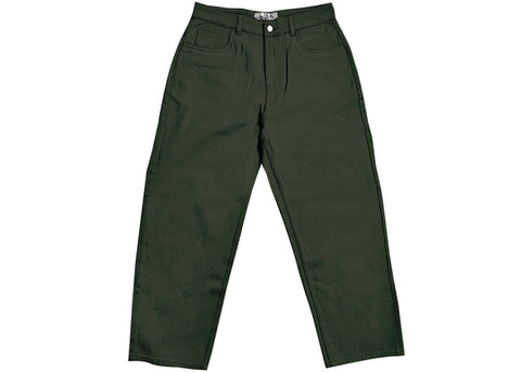 Frosted Jeans Wavy Army Green